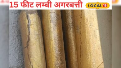 इंसान के कद से भी लंबी अगरबत्ती! जयपुर के टोंक फाटक में दिखा कारीगरी का अनोखा नमूना – News18 हिंदी