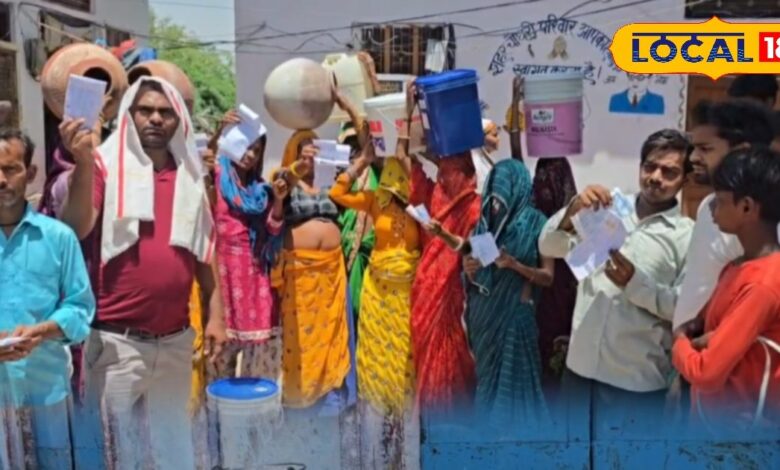 करौली में जल संकट का कहर, 10 मिनट की पानी सप्लाई से हाहाकार, महिलाएं परेशान, गर्मी में हाल बेहाल