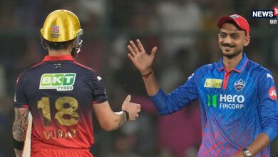 कोहली के 9000 रन, भुवी-हेजलवुड का तूफान, आंधी से रुका खेल, देखें दिल्ली-आरसीबी मैच के मोमेंट-रिकॉर्ड