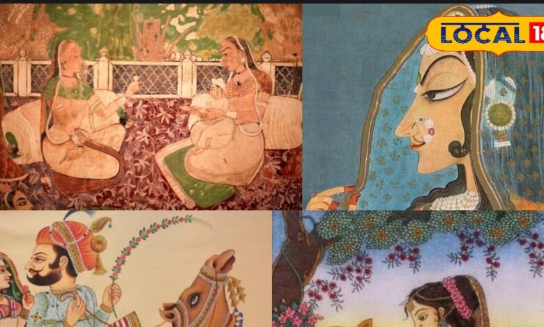 चटकीले रंग और पारदर्शी वेशभूषा, नागौर की चित्रकला में दिखता है राजसी जीवन का वैभव, इतिहास भी है रोचक