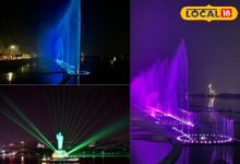 जब पानी गाने लगता है... हुसैन सागर का फ्लोटिंग फाउंटेन बना हैदराबाद की रातों का जादू