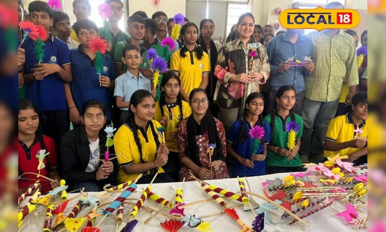 दादाजी से सीखी कला, अब बच्चों को सिखा रहे मनीष, पेपर टॉयज से बढ़ा रहे क्रिएटिविटी