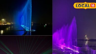 दुबई को टक्कर देता भारत! हुसैन सागर में सजा देश का सबसे बड़ा फ्लोटिंग म्यूजिकल फाउंटेन, देखने उमड़ी भीड़