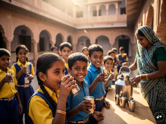 दूध की राह में बकाया अटका, अजमेर स्कूलों में पाउडर दूध, 6 महीने से सप्लाई बंद