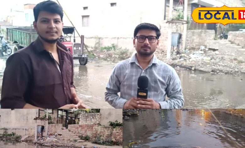 धौलपुर मंडी जलभराव ग्राउंड रिपोर्ट