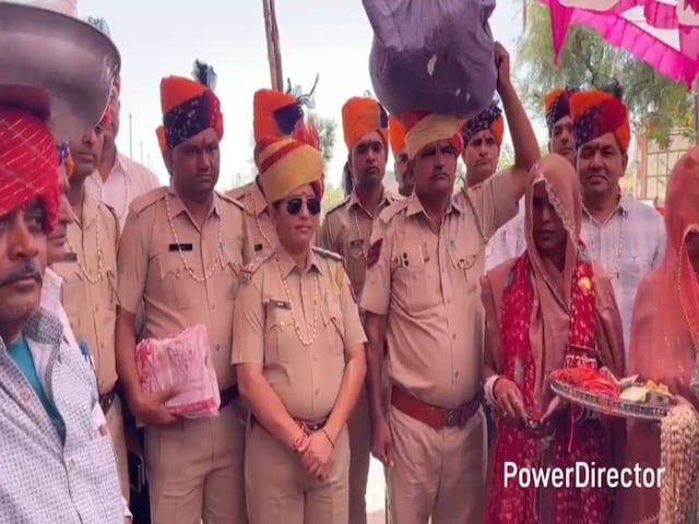 पाली पुलिस ने भरा मायरा, मेस कर्मचारी की बेटियों की शादी में ₹2.11 लाख की मदद