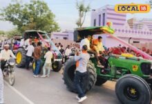 बीकानेर की अनोखी बारात, लग्ज़री गाड़ियों को छोड़ 85 ट्रैक्टरों पर निकली बारात