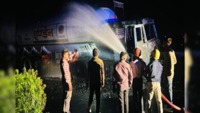 ब्यावर में LPG टैंकर में भीषण आग, सेंदड़ा बाईपास पर मचा हड़कंप, बड़ा हादसा टला