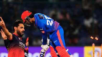 भुवनेश्वर कुमार की 'बॉल ऑफ द टूर्नामेंट' ने डीसी ओपनर की गिल्लियां बिखेरी, ऐसी गेंद जिसे खेलना नामुमकिन