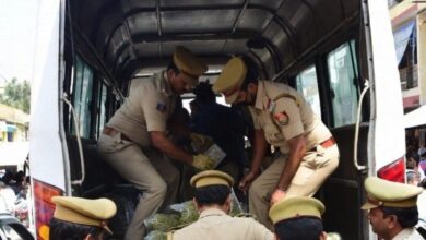 वोटर बस बनी तस्करी का जरिया, 6 किलो गांजा बरामद, चालक गिरफ्तार