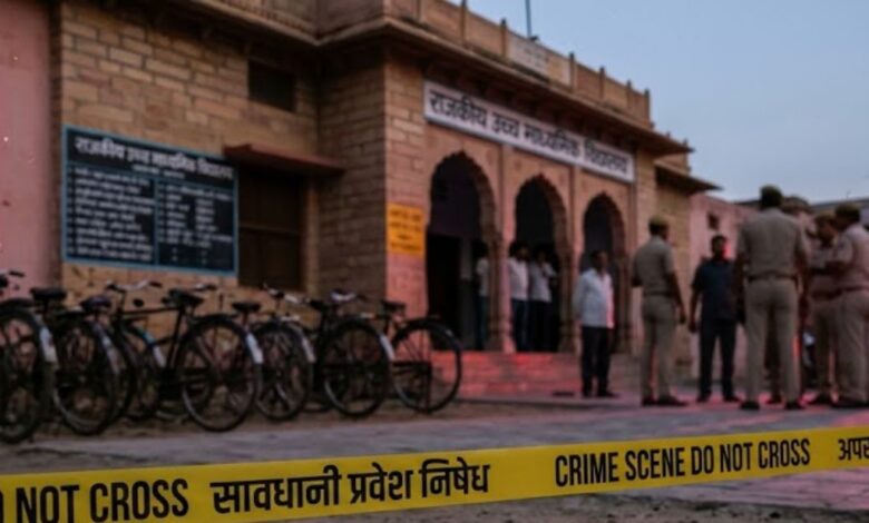 करौली में स्कूल में फायरिंग, टीचर्स का विवाद या फिर कुछ और...पुलिस पहुंची