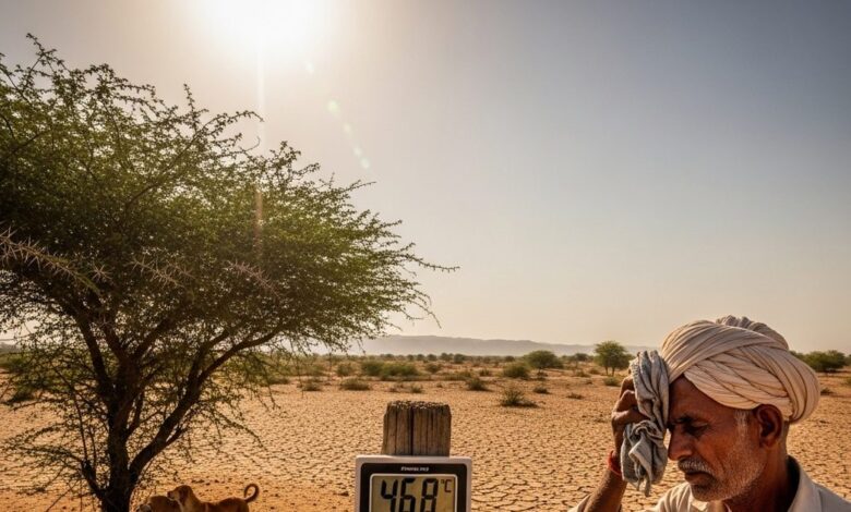 राजस्थान में आग उगल रहा मौसम! बाड़मेर में पारा 46.8°C पार, IMD ने जारी किया येलो अलर्ट