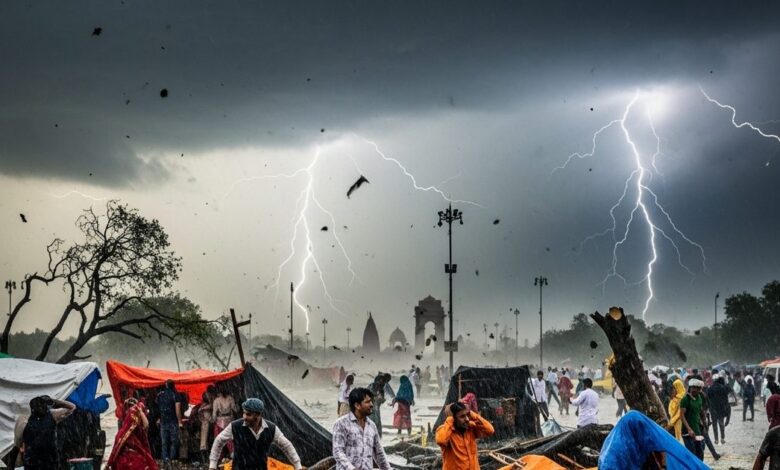 Aaj Ka Mausam Live | Today Weather Live: 80KM की रफ्तार वाला बवंडर, दिल्ली-UP-बिहार में हाहाकर, ओले-बारिश की मार; 19 राज्यों में IMD अलर्ट