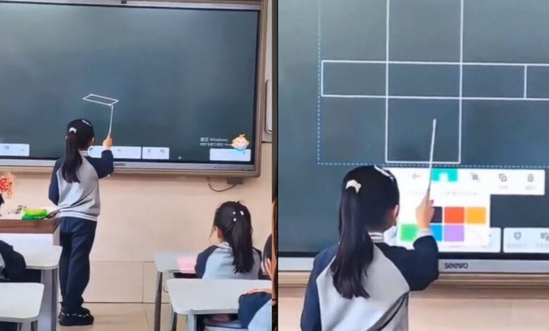 India vs China Schools: चीन के स्कूलों में 'जादुई' ब्लैकबोर्ड, चॉक की खड़खड़ खत्म, टच स्क्रीन पर चल रही क्लास