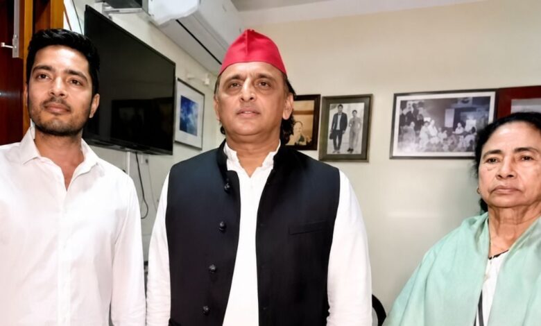 Mamata Banerjee and Akhilesh Yadav meeting | Akhilesh Yadav and Abhishek Banerjee meeting | India alliance | 'दीदी, आप हारी नहीं हैं, आपको हराया गया ह