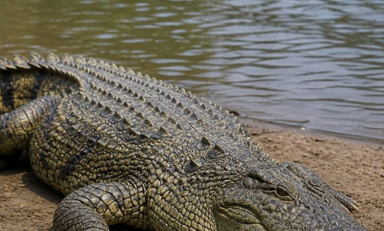 crocodile attack human news, crocodile eats man shocking incident, human eaten by crocodile viral news,