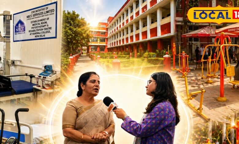 hansraj college students get wellness center open gym physiotherapy high tech treatment