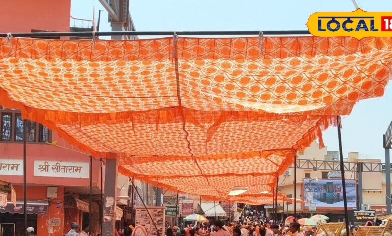 अब 43 डिग्री की गर्मी भी नहीं तोड़ पाएगी आस्था, अयोध्या में दर्शन मार्ग पर टेंट, फव्वारे और ठंडे पानी की गई व्यवस्था