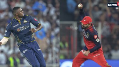 गिल के विकेट पर कोहली का अग्रेसिव सेलिब्रेशन, होल्डर के कैच पर बवाल, गुजरात-आरसीबी के मोमेंट्स