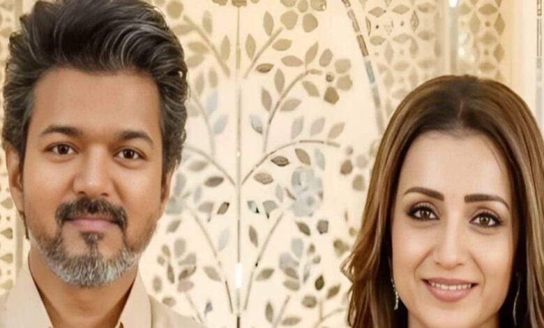 थलापति विजय की खास मेहमान बनीं तृषा कृष्णन, एक्टर के मुख्यमंत्री बनने से पहले पहुंचीं चेन्नई