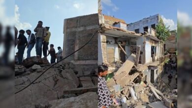 देखिए चंद सेकंड में कैसे भरभराकर ढहा तीन मंजिला मकान, दिल दहला देगा कोटा का यह वीडियो