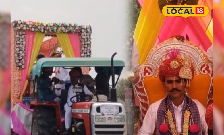 ना लग्जरी कार, ना घोड़ी… 51 ट्रैक्टरों के काफिले में निकली दूल्हे की शाही बारात