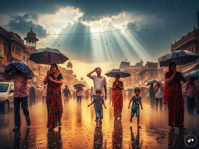 राजस्थान में बदला मौसम! जयपुर, झुंझुनूं और सीकर में आंधी के बाद बारिश