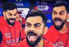 विराट कोहली जीत के बाद हुए बेकाबू, डग आउट में उछल-उछल कर किया सेलिब्रेट, जल भुन गए रोहित शर्मा