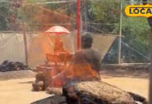 हीटवेव के बीच अद्भुत साधना! 42 डिग्री तापमान में जलती धूणियों के बीच संत की तपस्या, लोगों की उमड़ी भीड़