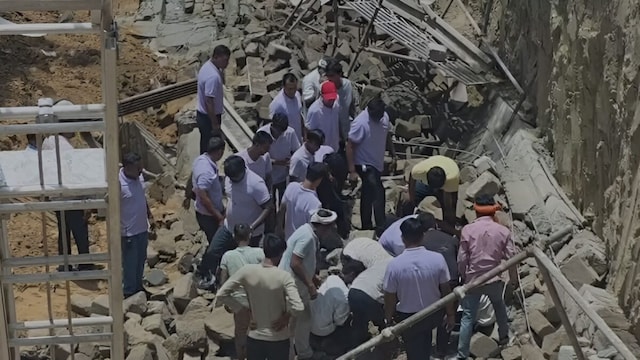 आमेर के अरावली पैलेस में दीवार गिरी, 3 मजदूरों की दर्दनाक मौत