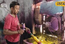 55 डिग्री गर्मी की तपिश में में निखरता सौंदर्य, तब ऐसे बनती हैं रंग-बिरंगी लाख की चूड़ियां