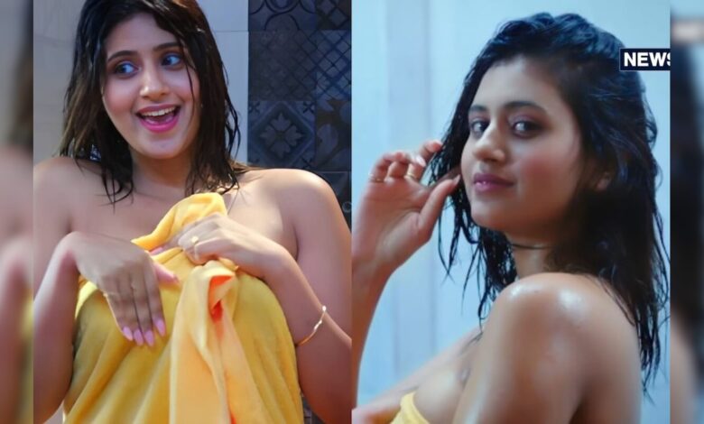 अंजलि अरोड़ा ने टॉवल लपेट किया बवाल डांस, काजोल से भी निकलीं 2 कदम आगे, वीडियो ने मचा दिया हंगामा