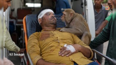 मालिक दर्द से कराह रहा था... पास से एक पल भी नहीं हटा पालतू बंदर – News18 हिंदी