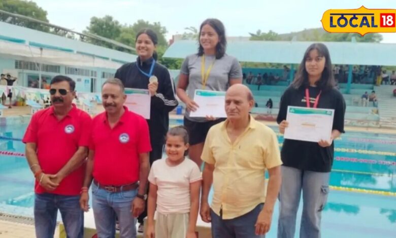 राज्य स्तरीय जूनियर तैराकी में भीलवाड़ा के खिलाड़ियों ने जीते कई मेडल