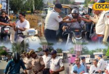 चालान नहीं, गुलाब देकर समझा रही पुलिस; भीलवाड़ा का अनोखा रोड सेफ्टी अभियान