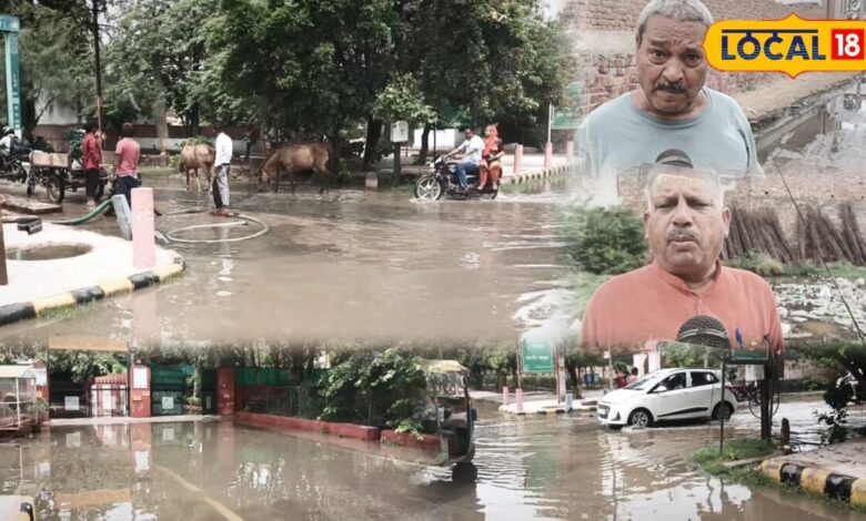 भरतपुर में पहली बारिश ने खोली सिस्टम की पोल, कॉलोनियां बनीं तालाब, सड़कें हुईं लापता!