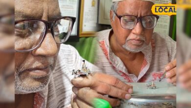 मूंग के दाने से भी छोटी प्रतिमा, उदयपुर के मुस्लिम कलाकार ने बनाया 1 सेंटीमीटर का रथ