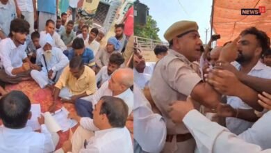 शिक्षकों की मांग पर बवाल, हनुमानगढ़ में नायब तहसीलदार और ASI से भिड़ा युवक