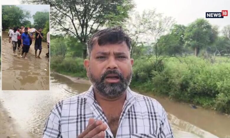 Shahpura: गड्ढों और गंदे पानी से होकर निकली शव यात्रा, खोली प्रशासन की पोल