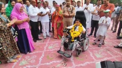 Jhalawar News: व्हील चेयर नहीं, आत्मनिर्भरता का तोहफा...नक्शराज के लिए यादगार बना स्वतंत्रता दिवस