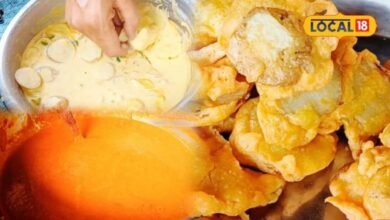 Bharatpur Band Baretha Potato Chips Pakora | बारिश में खाएं भरतपुर के प्रसिद्ध पकोड़े