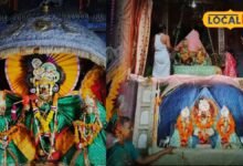 Hariyali Teej: हरियाली तीज पर करौली के मंदिरों में दिखी सावन की छटा, हरे श्रृंगार में सजे हिंडोले में विराजे ठाकुर जी