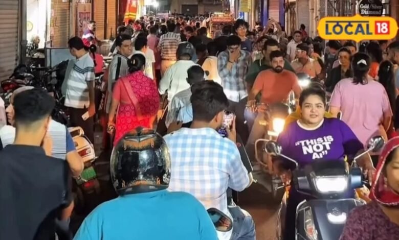 Jodhpur Dhamoli Night | जोधपुर में सातुड़ी तीज से पहले धमोळी की रात सजा बाजार