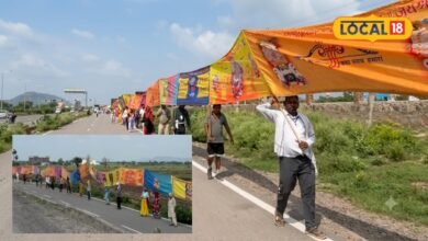 Khatushaym Ji: बाबा श्याम के दरबार पहुंचा 3131 फीट लंबा अनोखा निशान, 2000 भक्तों ने लिया यात्रा में हिस्सा
