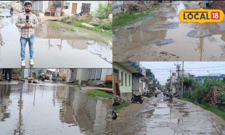 धौलपुर की बलराम कॉलोनी में सीवर जाम और सड़कें बदहाल, ट्रांसफार्मर के पास मंडरा रहा खतरा