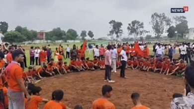 डूंगरपुर में संघ का युवा शंखनाद, बर्फ और अग्नि के बीच युवाओं ने दिखाया शौर्य