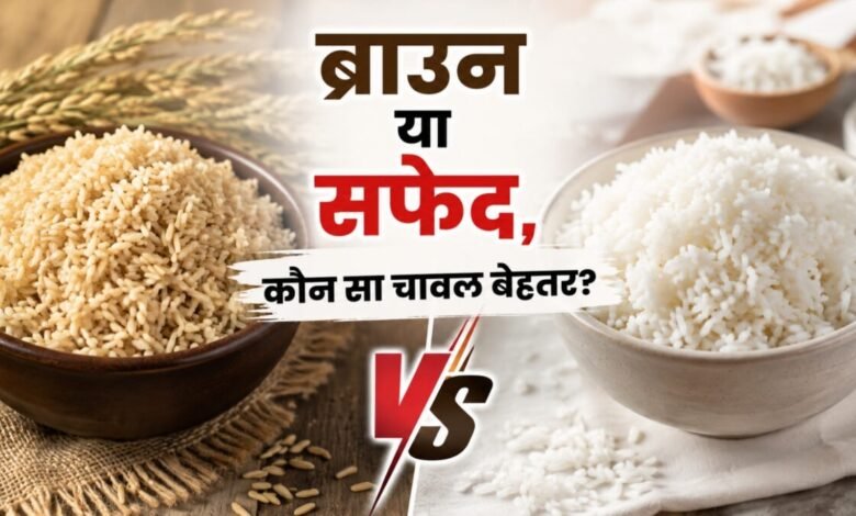 रोज चावल खाते हैं तो जान लें कौन सा है बेहतर, ब्राउन राइस या सफेद चावल? वजन, डायबिटीज और सेहत के लिए क्या है बेस्ट ऑप्शन?