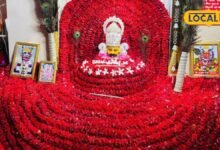 लाल गुलाबों से सजे बाबा श्याम, जोधपुर के मंछापूर्ण महादेव मंदिर में हुआ भव्य श्रृंगार, दर्शन को उमड़े भक्त