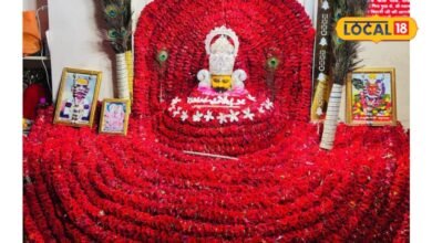लाल गुलाबों से सजे बाबा श्याम, जोधपुर के मंछापूर्ण महादेव मंदिर में हुआ भव्य श्रृंगार, दर्शन को उमड़े भक्त