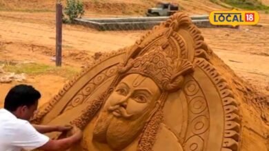 Ajmer News: दो घंटे की मेहनत और रेत से जीवंत हुए बाबा रामदेव, कलाकृति बनी आकर्षण का केंद्र